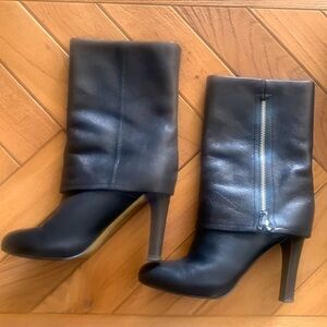 FRANCO Sarto A Lady Fold Over Zipper Boots